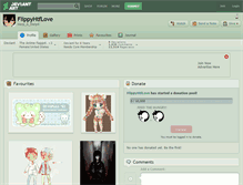 Tablet Screenshot of flippyhtflove.deviantart.com