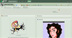Desktop Screenshot of catastrophicmess.deviantart.com