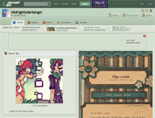 Tablet Screenshot of midnightsdarkangel.deviantart.com