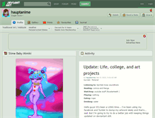 Tablet Screenshot of hauptanime.deviantart.com