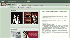 Desktop Screenshot of kenpachi-love.deviantart.com