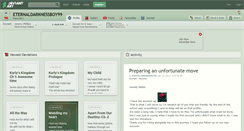 Desktop Screenshot of eternaldarknessboy99.deviantart.com