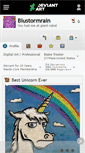 Mobile Screenshot of blustormrain.deviantart.com