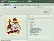 Tablet Screenshot of estilevia.deviantart.com