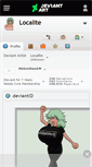Mobile Screenshot of localite.deviantart.com