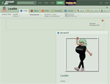 Tablet Screenshot of localite.deviantart.com