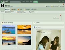 Tablet Screenshot of nanren.deviantart.com
