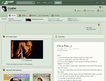Tablet Screenshot of crystler.deviantart.com