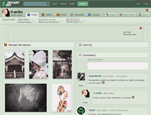 Tablet Screenshot of h-aniko.deviantart.com