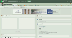 Desktop Screenshot of precious-jules.deviantart.com