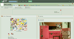 Desktop Screenshot of dark-lumina.deviantart.com