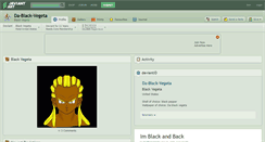 Desktop Screenshot of da-black-vegeta.deviantart.com