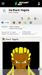 Mobile Screenshot of da-black-vegeta.deviantart.com