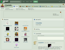 Tablet Screenshot of crisseisme.deviantart.com