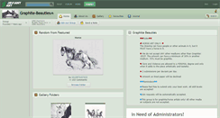 Desktop Screenshot of graphite-beauties.deviantart.com