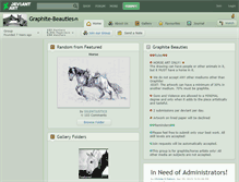 Tablet Screenshot of graphite-beauties.deviantart.com
