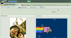 Desktop Screenshot of maximum-the-quack.deviantart.com