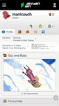 Mobile Screenshot of manicouch.deviantart.com
