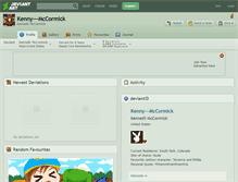 Tablet Screenshot of kenny---mccormick.deviantart.com