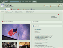 Tablet Screenshot of furryknight.deviantart.com