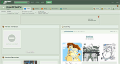 Desktop Screenshot of cheergirlgotfat.deviantart.com
