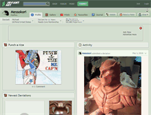 Tablet Screenshot of messokori.deviantart.com