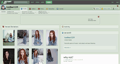 Desktop Screenshot of icedtea1239.deviantart.com