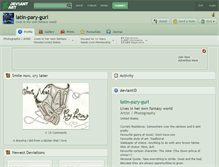 Tablet Screenshot of latin-pary-gurl.deviantart.com