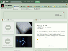 Tablet Screenshot of deviashun.deviantart.com