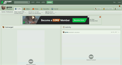 Desktop Screenshot of gooze.deviantart.com