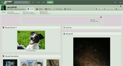 Desktop Screenshot of larrydnjr.deviantart.com