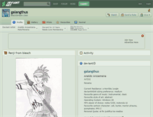 Tablet Screenshot of galangthus.deviantart.com