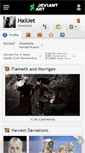 Mobile Screenshot of haluet.deviantart.com