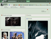 Tablet Screenshot of haluet.deviantart.com