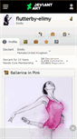 Mobile Screenshot of flutterby-elimy.deviantart.com