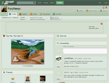 Tablet Screenshot of furyxiaoyu.deviantart.com
