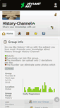 Mobile Screenshot of history-channel.deviantart.com