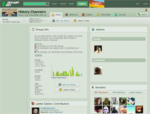 Tablet Screenshot of history-channel.deviantart.com