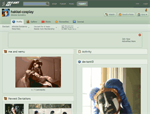 Tablet Screenshot of hakkai-cosplay.deviantart.com