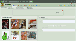 Desktop Screenshot of caitiekabob.deviantart.com
