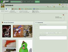 Tablet Screenshot of caitiekabob.deviantart.com