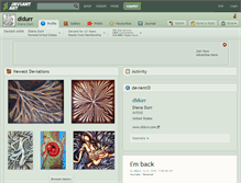 Tablet Screenshot of didurr.deviantart.com