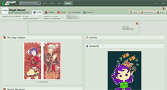 Desktop Screenshot of hayai-akurei.deviantart.com