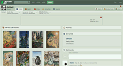 Desktop Screenshot of dirtball.deviantart.com