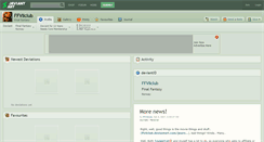 Desktop Screenshot of ffviiclub.deviantart.com