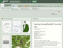Tablet Screenshot of mugenius.deviantart.com