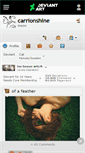 Mobile Screenshot of carrionshine.deviantart.com