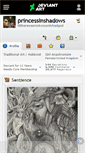 Mobile Screenshot of princessinshadows.deviantart.com