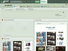 Tablet Screenshot of mr-powor.deviantart.com