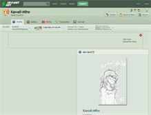Tablet Screenshot of kawaii-miho.deviantart.com